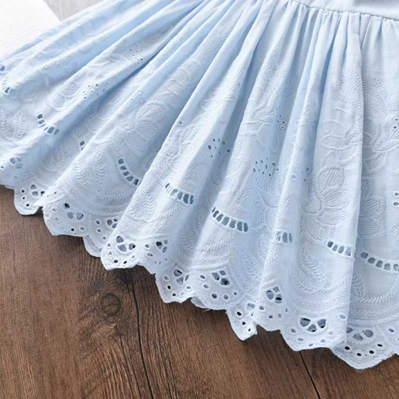 Bear Leader Girls Elegant Dresses 2023 New Summer Kids Party Costumes Girl Floral Princess Outfits Children Vestidos Clothing X250528