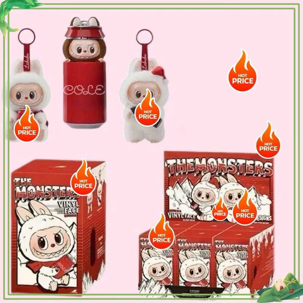 NEW 2025 Labubu Blind Box THE MONSTERS Happy Fact SERIES-Vinyl Face Blind Box Pendant Keychain Mystery Box Surprise Gift toy T250528