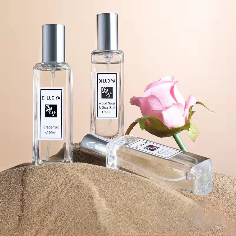 Four-piece Set Fragrance Lady Long-Lasting Floral Fruity Fresh and Unique Men's and Women's Perfume 30ml