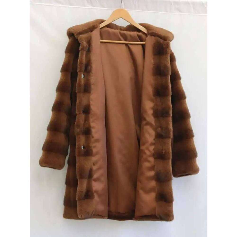 DEAT Fashion Women's Faux Coat Hooded Covered Button Loose Thick Warm Imitation Mink Fur Jacket Winter 2024 New Tide 7AB5406