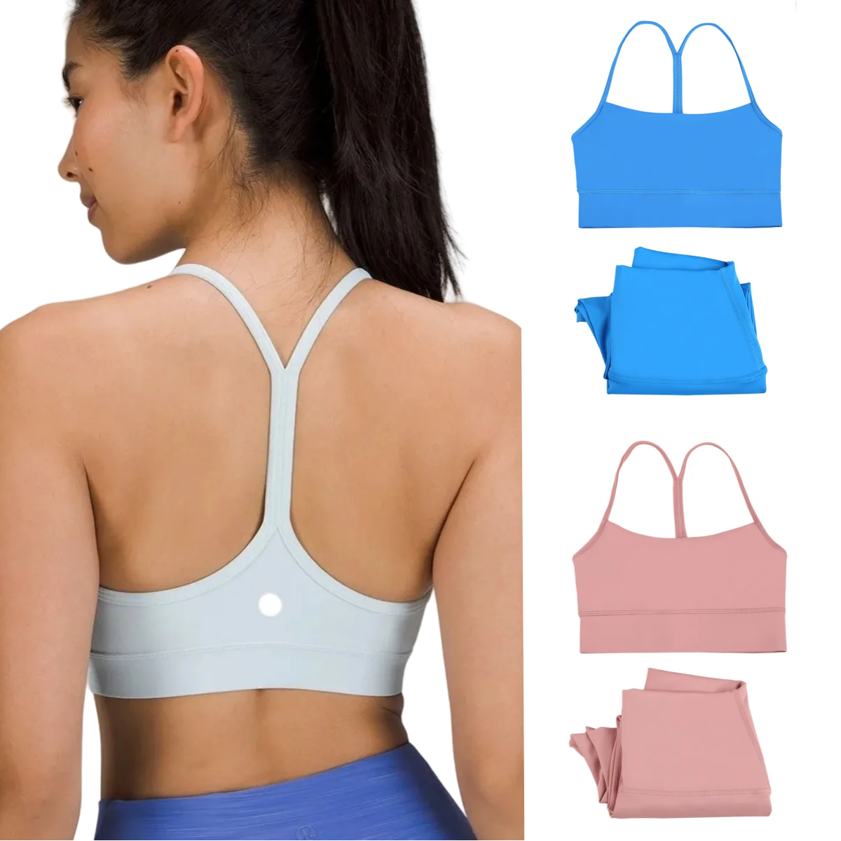 2025 NEW 5A Yoga Bra Set Pants Set High Seamless Top Leggings Gym Women Active Wear Yoga Y Bra Workout Vest Shorts Tops Same Style Hot Sell Luluitys Lemonitys sets Bras