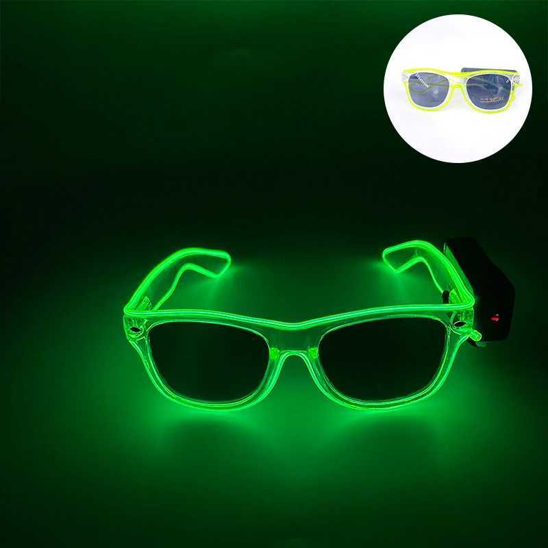 LED Neon Wireless Glasses Night Club Glowing Glasses Beer Carnival Party Supplies Bars KTV Bridal Shower New Arrival W250528