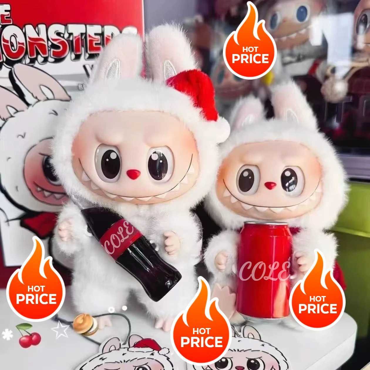 NEW 2025 Labubu Blind Box THE MONSTERS Happy Fact SERIES-Vinyl Face Blind Box Pendant Keychain Mystery Box Surprise Gift toy T250528