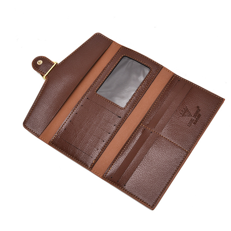 Free Shipping Designer Wallet 2025 New Fashionable Women's Handbag Multi Functional Retro Zero Wallet Long Luxury Printed Card Bag