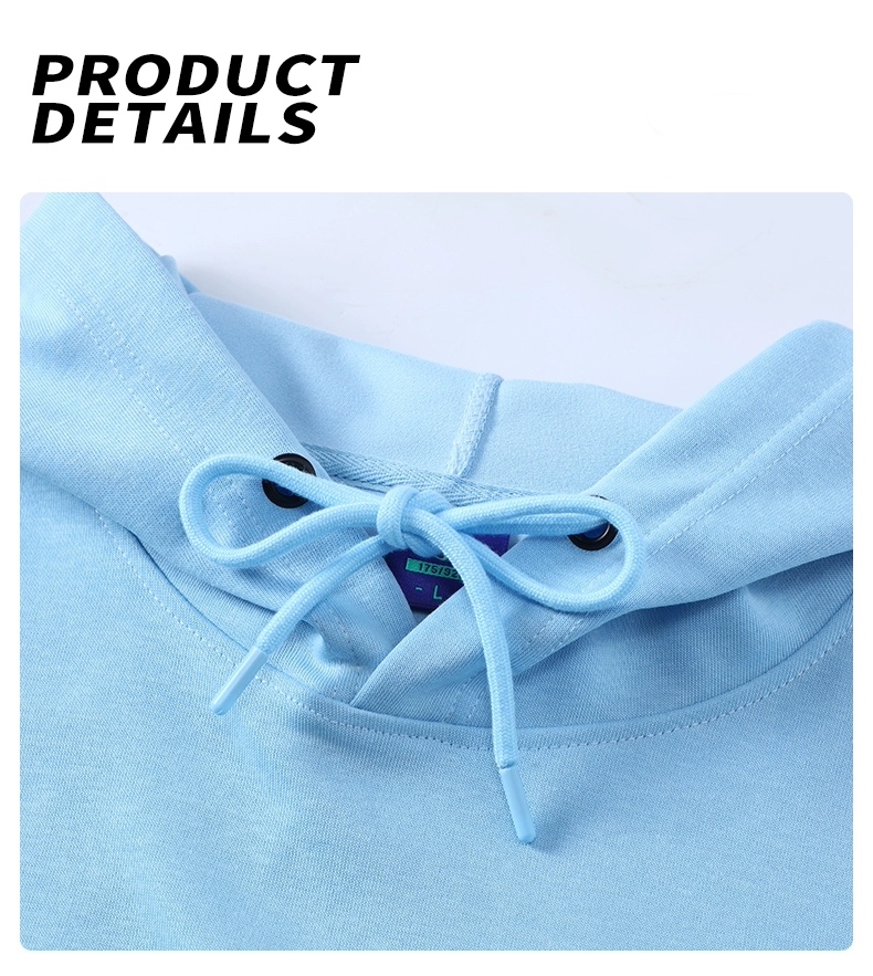 Casual Mens Unisex Cotton Sweatshirt with Drawstring Cap Stylish Choice in a Range of Tones