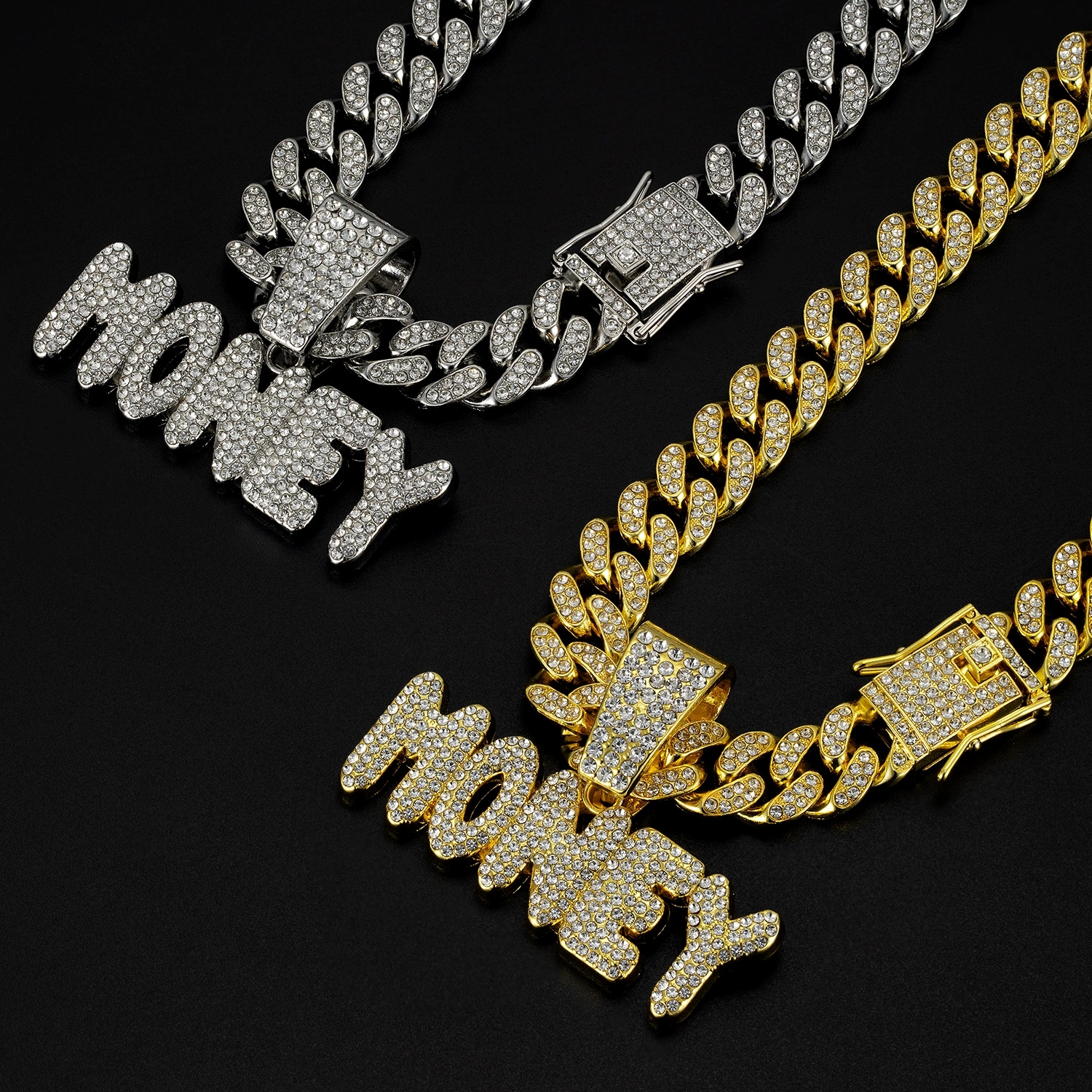 Stylish Lettering Cuban Neckwear Precision-Made Jewelry Ideal for Everyday Wear