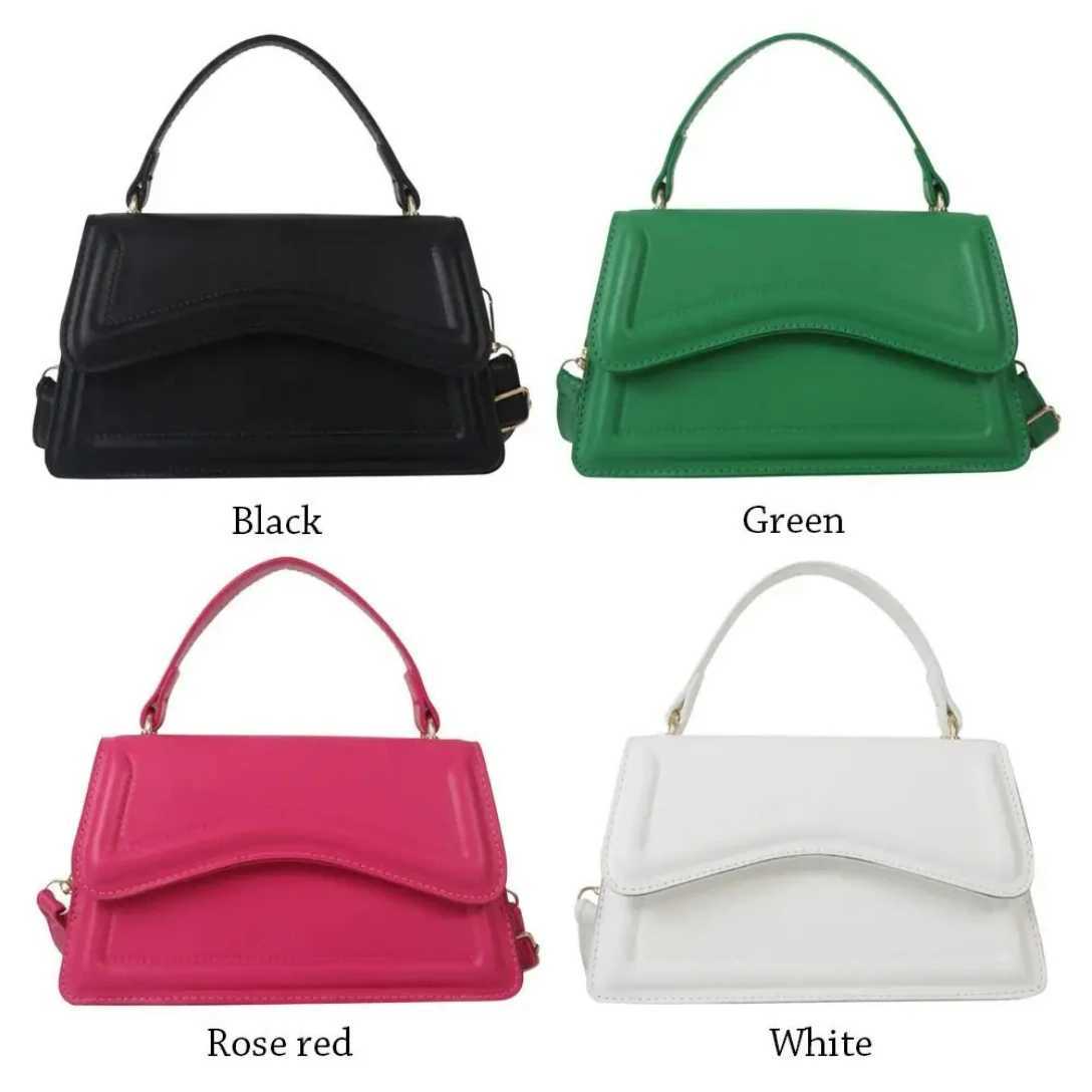 Hot Fashion Pu Leather Messenger Shoulder Bag Ladies Solid Color Handbags Leisure Stylish Crossbody Bags For Women Shoulder Bag Y250528