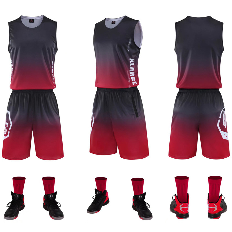 Teen Boys Basketball Jersey Set - Custom Sports Vests & Training Uniforms