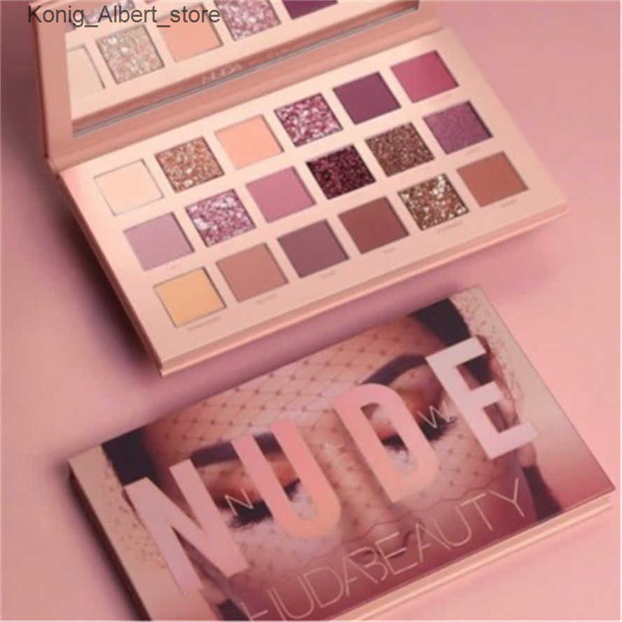 Huda Beauty 18 Colors Eyeshadow Palette Naughty NUDE Rose Gold Textured DESERT DUSK MERCURY RETROGRADE em power ed Makeup Eye shadow Beauty z25029