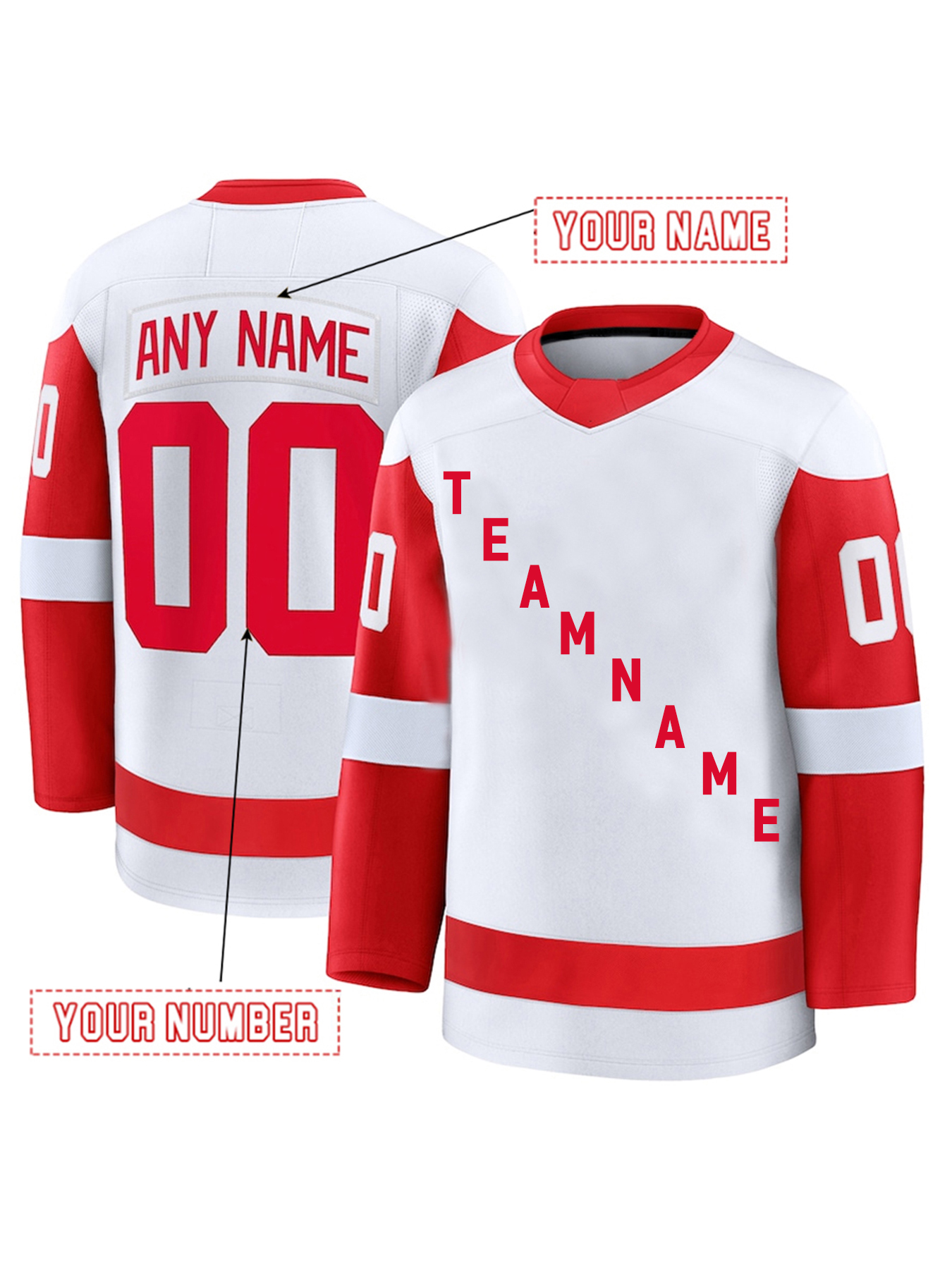 2025 Stadium Series Hockey Jersey Kane Seider Raymond Yzerman Copp Ice Hockey Jerseys Mens Womens Youth