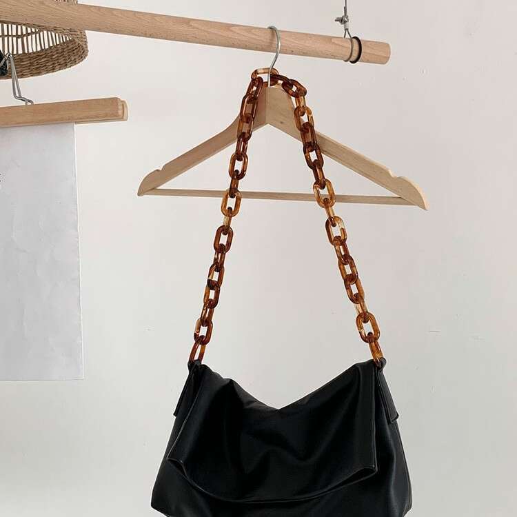 New Stylish Acrylic Single-Shoulder Underarm Soft Bag - INS Trendy Crossbody Handbag for Women Autumn/Winter