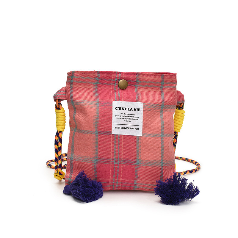 Women's Handbag Free Shipping Designer Bag Summer New Ins Style Retro Plaid Patchwork Cloth Bag Versatile Lightweight Shoulder Crossbody Bag Casu