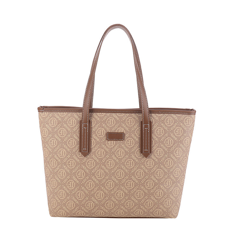 Luxury Brand Designer Bag Women's Handbag 2025 New Simple And Fashionable Large Capacity Letter Printed Shoulder Tote Bag