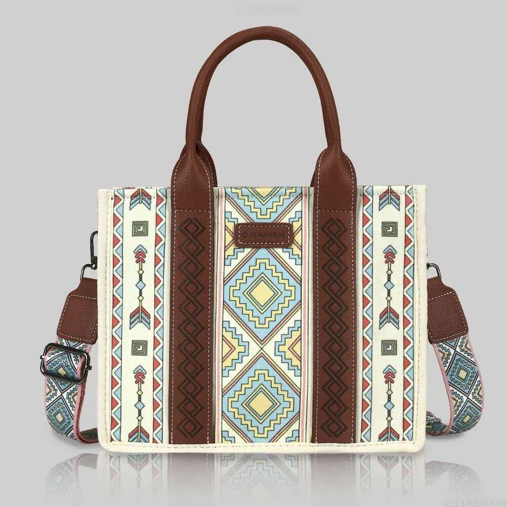 Vintage-Inspired Top Handle Satchel Bag - Retro Bohemian Style, Women's Shoulder Handbag with Classic Design, Soft Fabric, and Spacious Interior