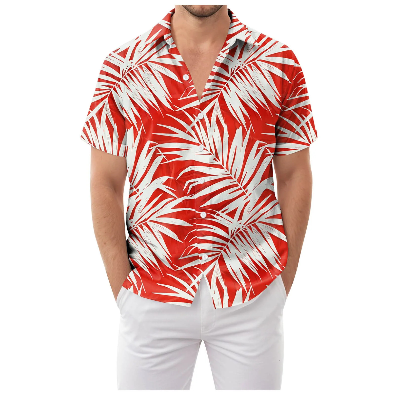 Hawaiian Cartoon Printed Male Shirts Holiday Beach Tops Blouse Mens And Womens Sports And Leisure Fashion Simple MenS Clothing 250527