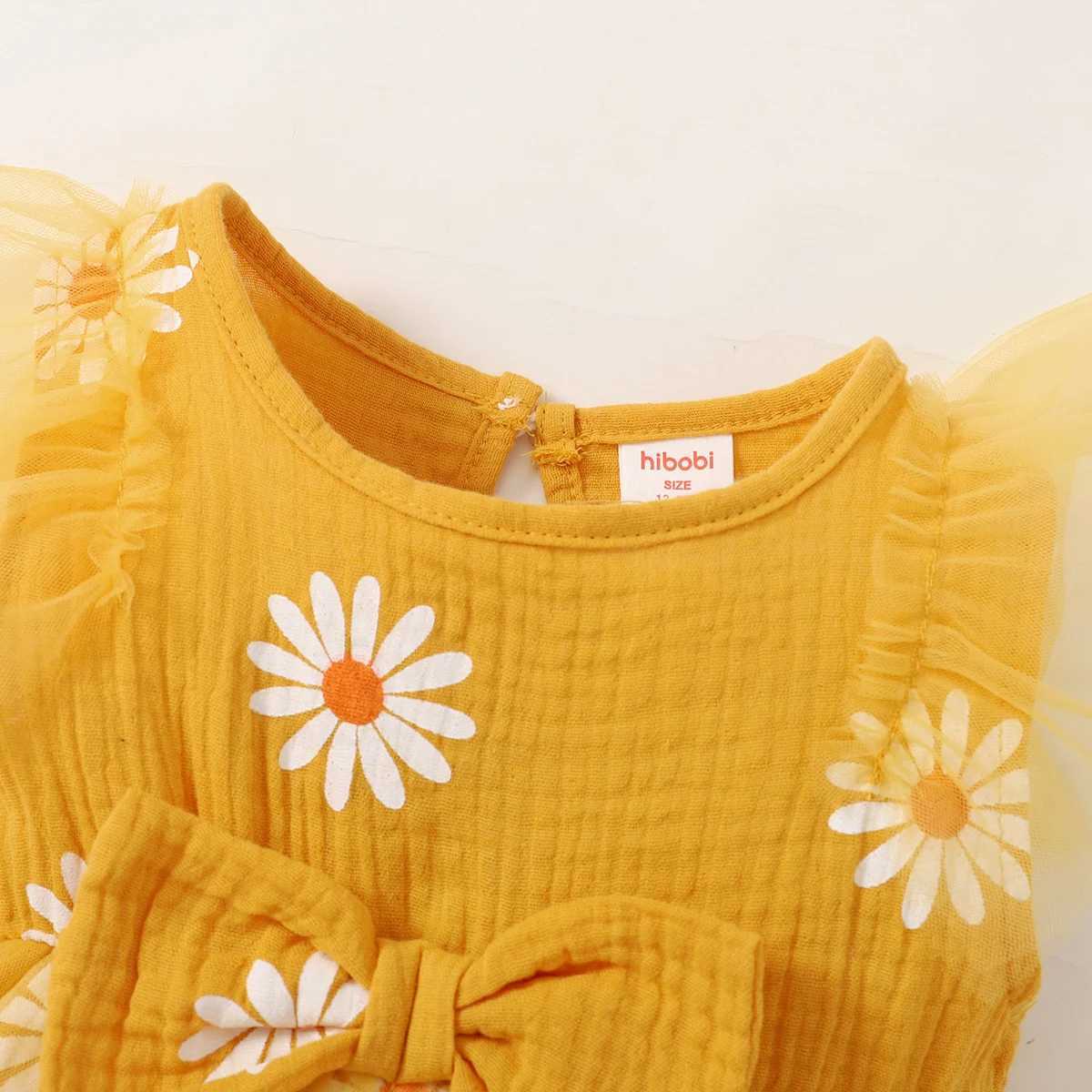 Toddler Girls Summer Dress Small Daisy Sleeveless Tulle Holiday Party Princess DressSuitable for Cute Girls Aged 1-5 Years X250528