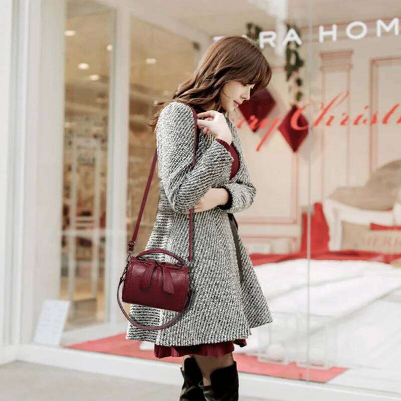 REPRCLA Fashion Elegant Handbag Women Shoulder Bag High Quality Crossbody Designer PU Leather Ladies Hand Bags Tote