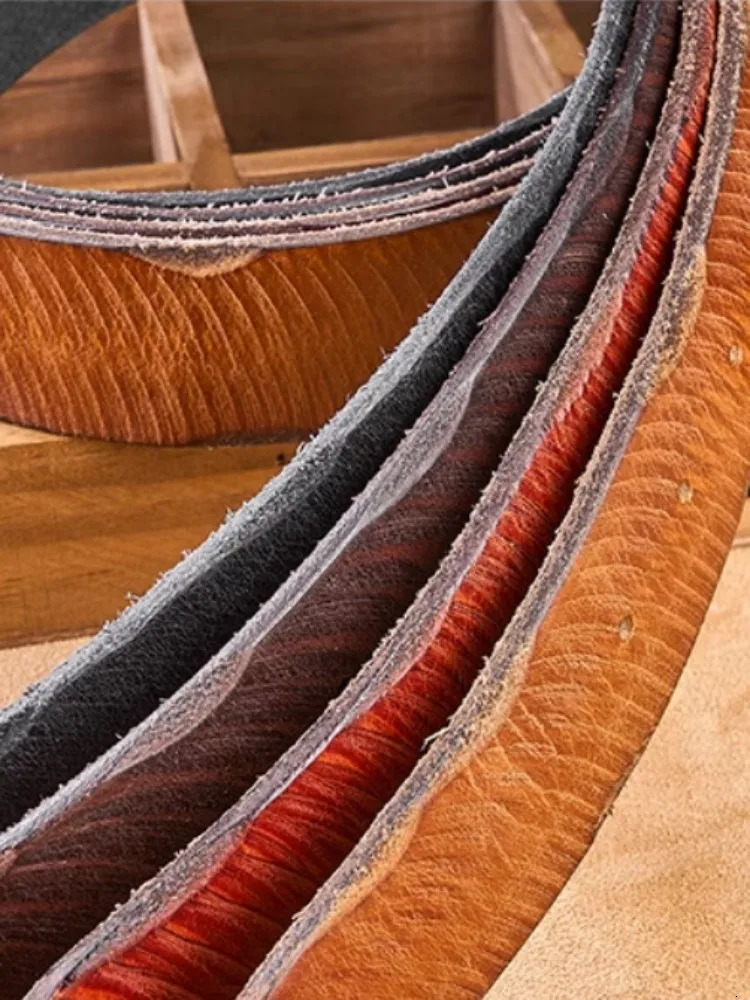 Mens Cow Leather Belt Vintage High Quality Casual Strap Hip Hop Mens Buckle Genuine Leather Waistband For Pants 250520