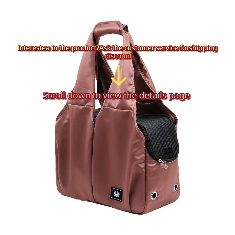 Spot anti-stress dog and cat bag design bag outing portable bag messenger bag pet bag large capacity cat backpack dog bag outing