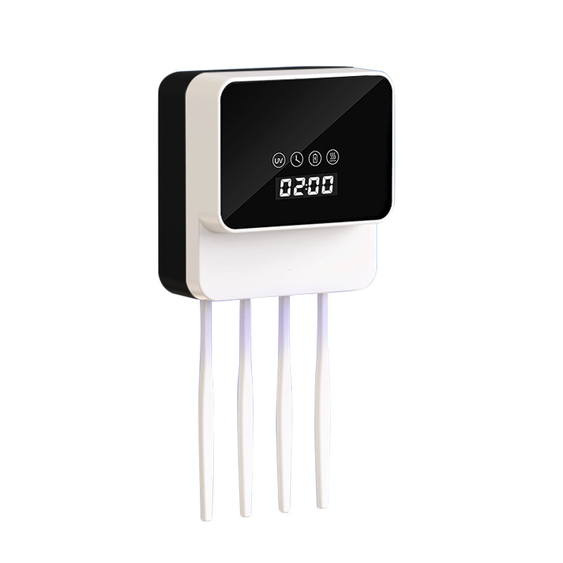 New Product Direct from Manufacturer UV Toothbrush Sterilizer with Drying Function Smart Automatic No - Drill for Bathroom Gift