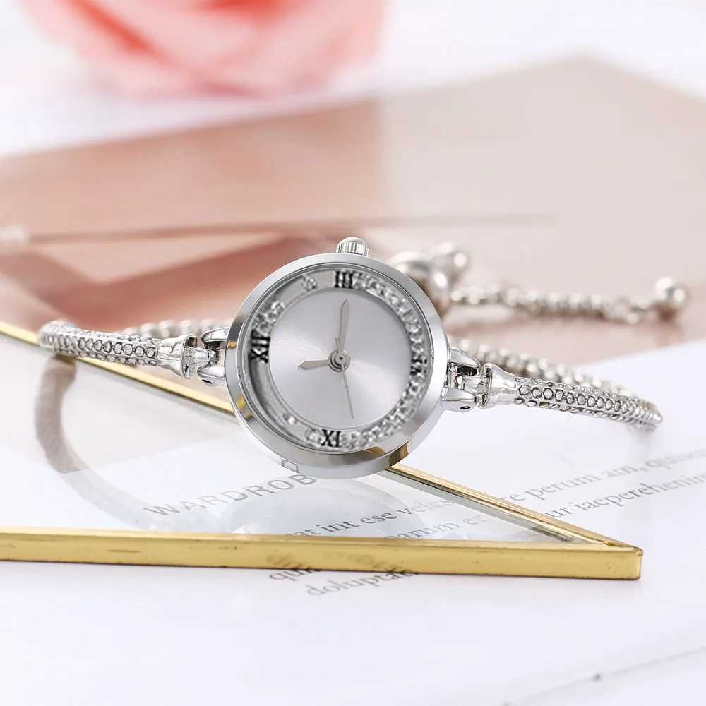 Fashion Womens Steel Belt Bracelet Watch Quartz Watch Luxury Small Dial Women Watches XJ250527