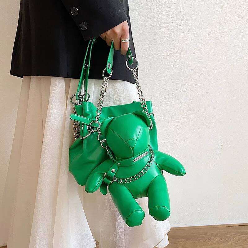 Hot Selling Fashion Bear Shoulder Bags For Women Brand Messenger Purses And Handbags Designer Satchel New Crossbody Bag
