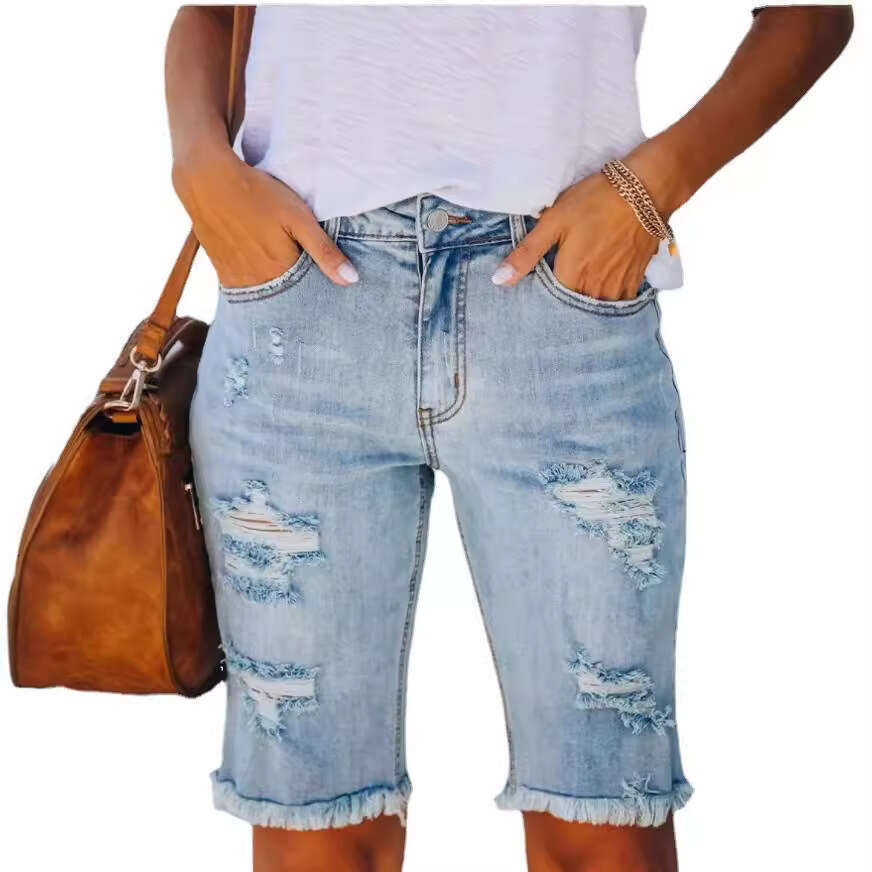 Shorts Women Denim Shorts Summer Washed Ripped Cotton Women S Denim Shorts Jean Shorts
