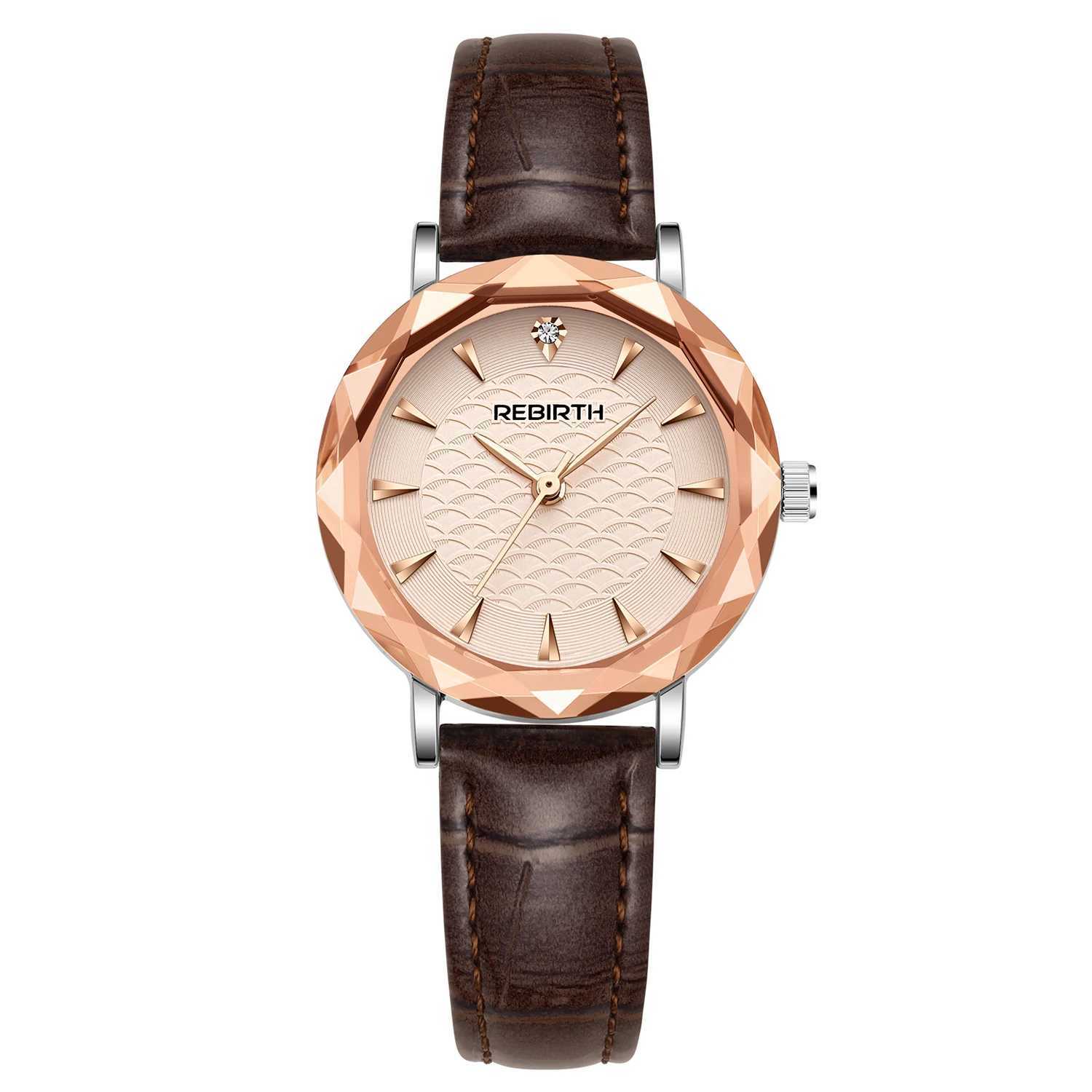 Ladies Fashion Simple Business Versatile Quartz Watch Round Surface XJ250527