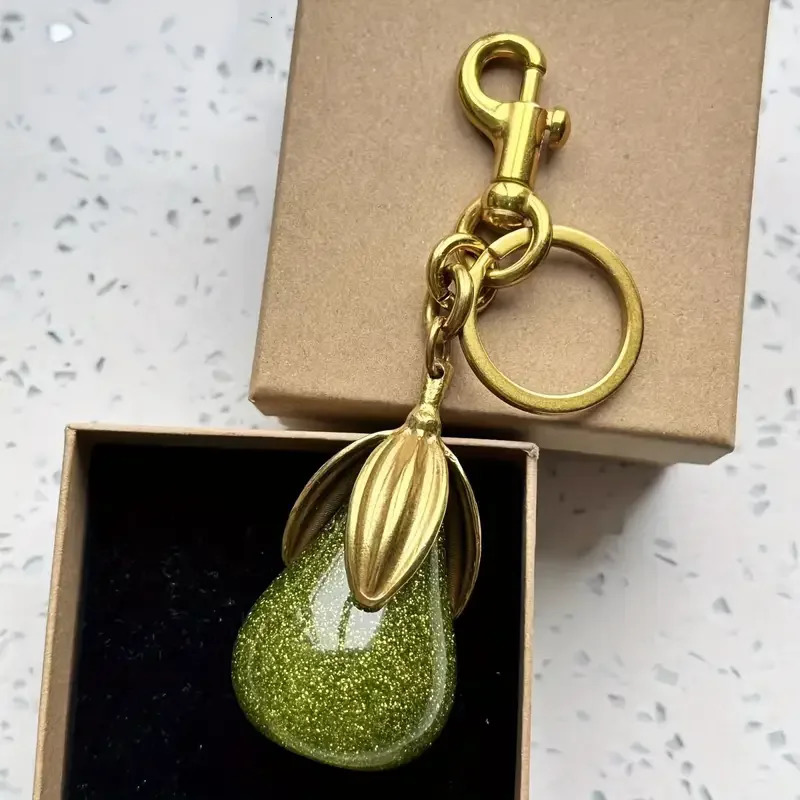 Pear fruit charm for handbag bag Fun Gift Idea 250527