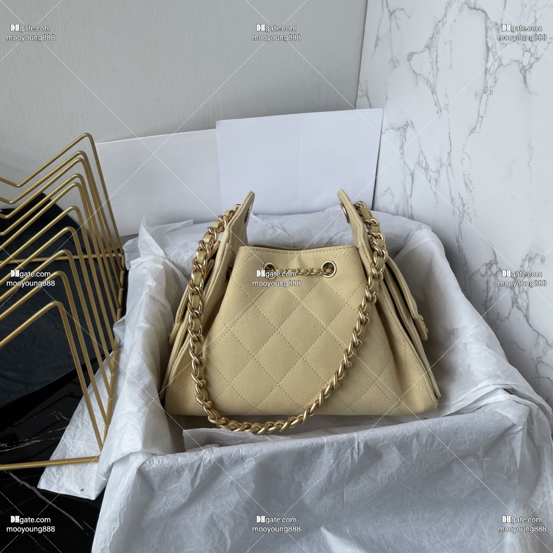 12A Upgrade Mirror Quality Designer Suede 25 Bag Mini Hobo Handbags for Women Shoulder Bags Genuine Leather Black Purse Luxury Quilted Bag with Box AS5631