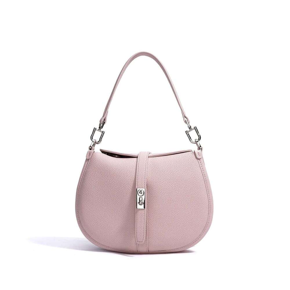 Women's Designer Genuine Leather Crescent Cross Body Fashion Versatile Simple Niche Shoulder Armpit Bag