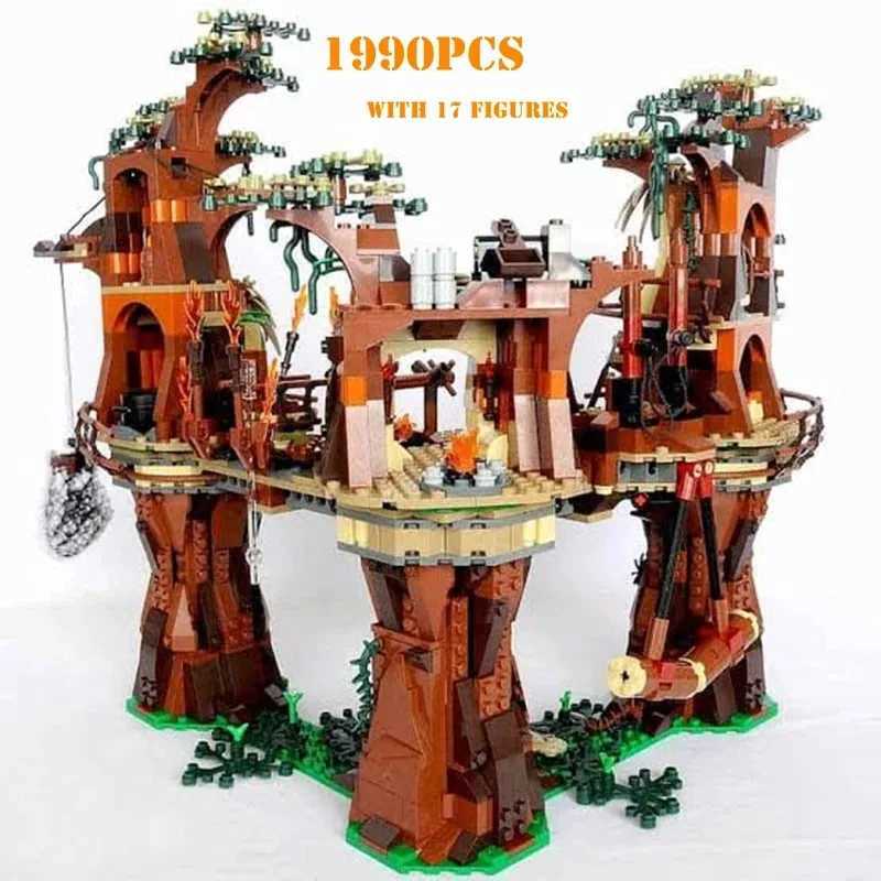 1990Pcs 81049 Ewoks Building Villages 10236 Blocks Set Model Kids Toy Bricks Kit180016 for Children Friends Birthday Gifts Z250528