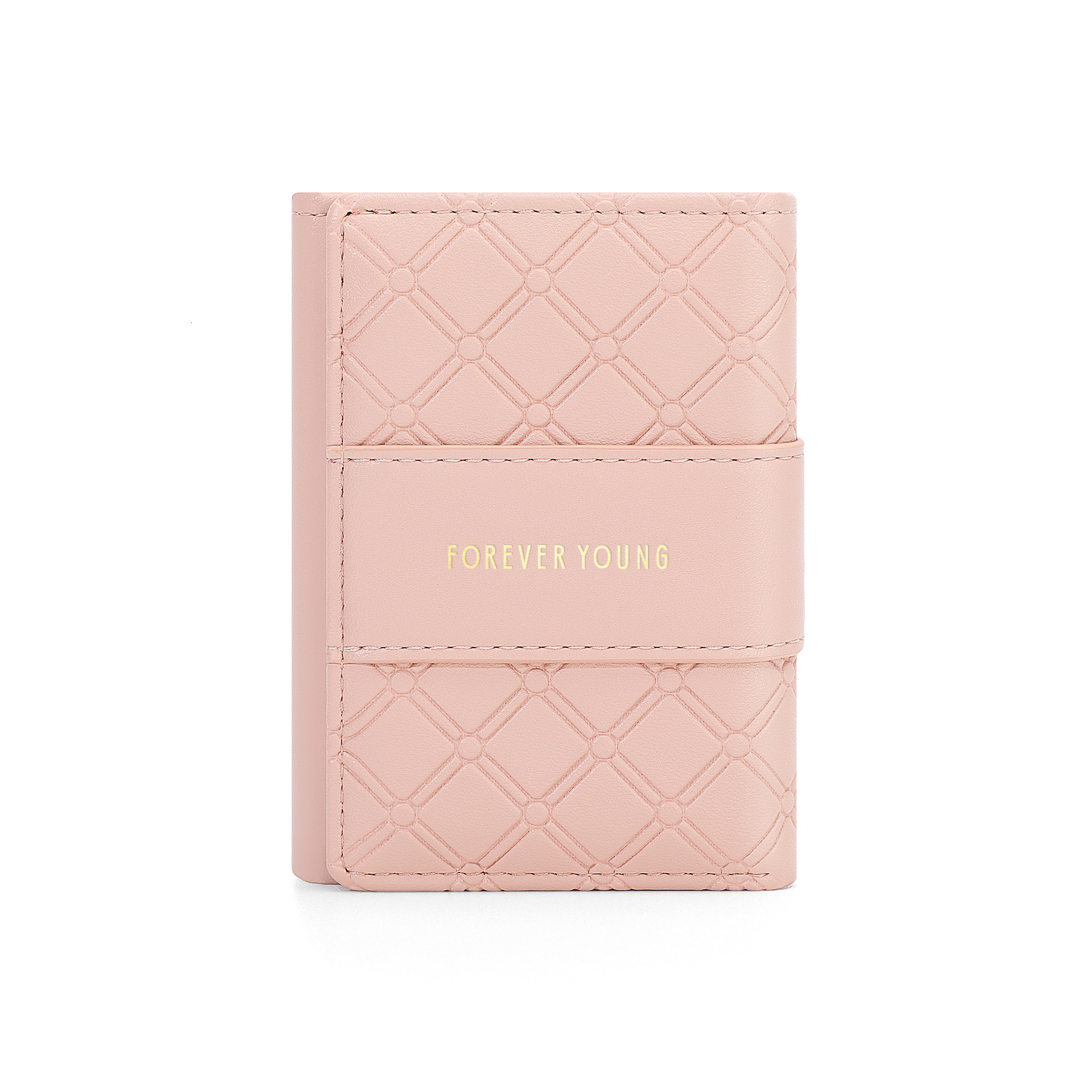 Free Delivery Designer Wallet Fashionable Women's High-end Short Card Bag PU Coin Bag Quilted Card Holder Folding ID Bag