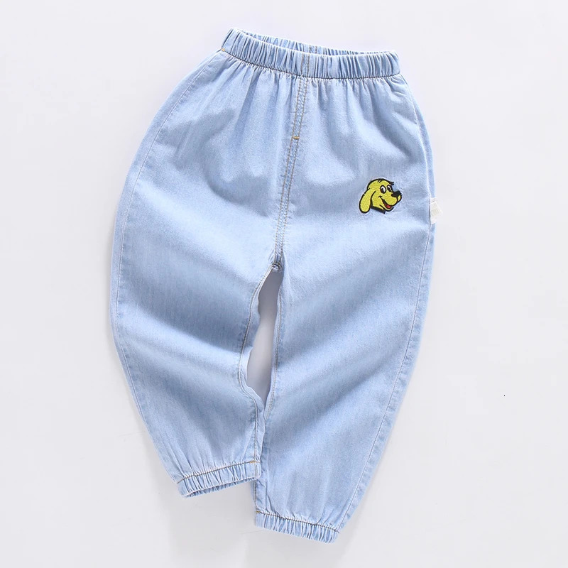 Childrens Jeans Cotton Comfortable Baby Minimalist Style Boys and Girls Clothing 250528