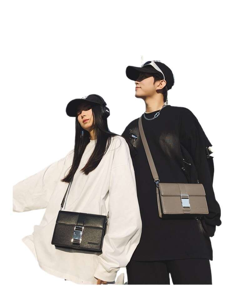 Designer Bag Inspired Cube Bag Tiktok Viral Crossbody Purse Signature Lock Clasp Genderless Streetwear