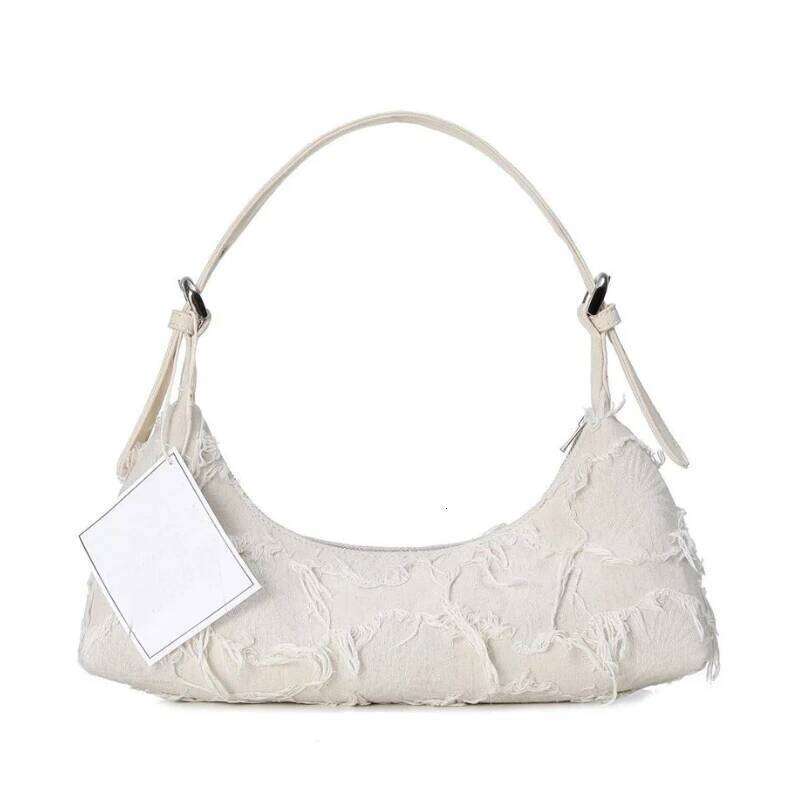 Trendy Patchwork Canvas Underarm Retro Women's Clutch Bag Designer Handbag Shoulder Bags For Women Bolsa de hombro
