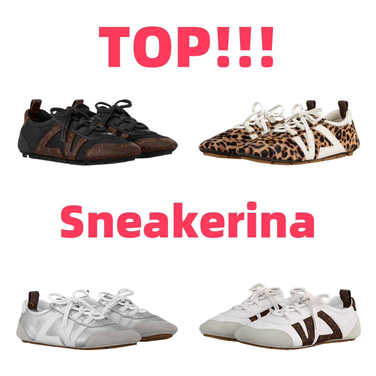 Suede Leather Ballet sneakerina Womens Designer Casual shoe Luxury sneaker trainer Leopard pink Run track Hlike shoe Classic Outdoor sport walk tennis Travel shoes