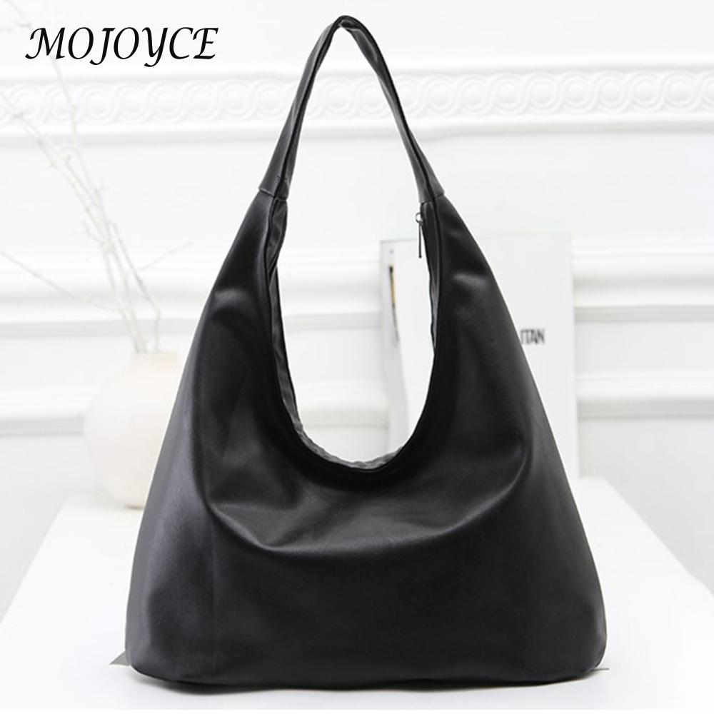 Women Leather Hobo Bag Fashion Large Tote Handbag Casual Underarm Bag Soft Shoulder Bag Daily Dating Purse