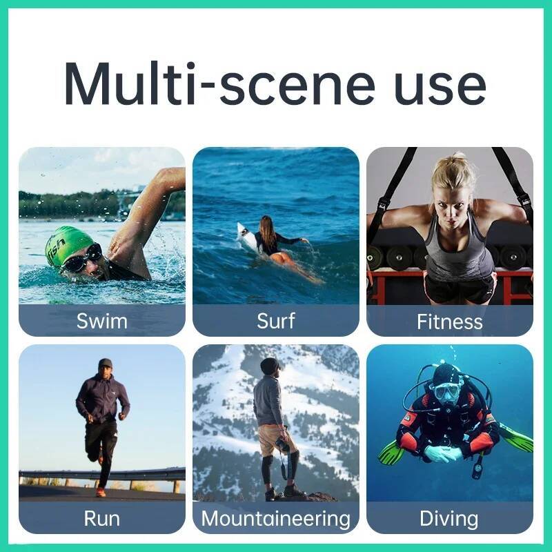 Wireless Earphone Swimming Bone Conduction Bluetooth IPX8 Waterproof Headphones With 32G RAM Mp3 Music Microphone for shokz open
