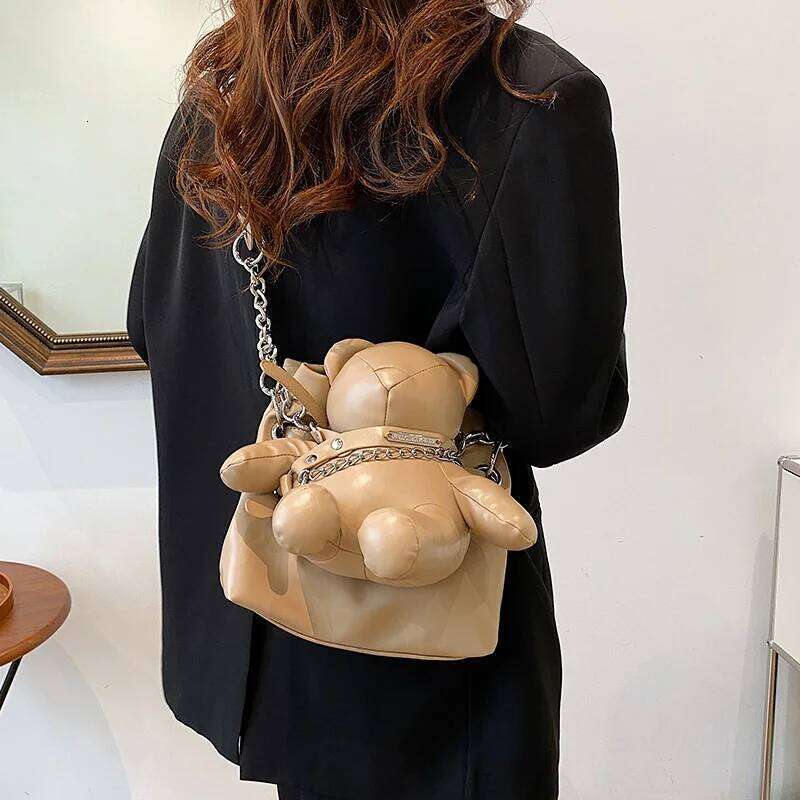 Hot Selling Fashion Bear Shoulder Bags For Women Brand Messenger Purses And Handbags Designer Satchel New Crossbody Bag