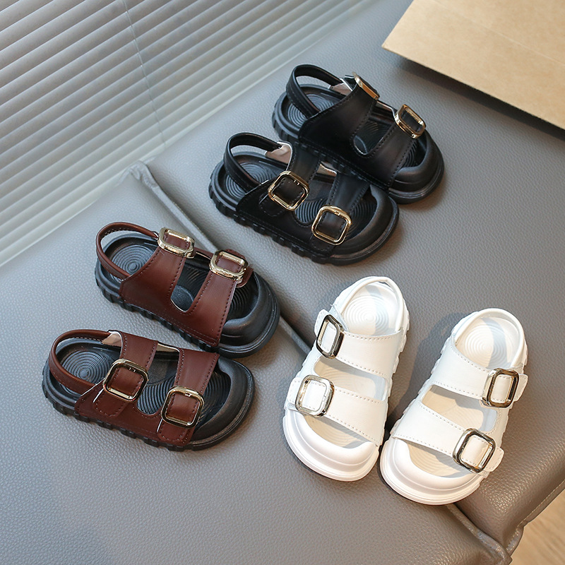 Children Sandals Toddler Beach Sandals 2025 Summer Boys Fashion Comfortable Kidsnest Casual Kids Sandals Beach Shoes Sizes US5.5C-US4Y K0692