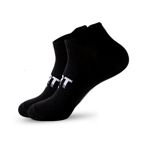 Men's Short Spring Summer Thin Letter Sport Cotton Breathable Sweat-Absorbing Boat Socks