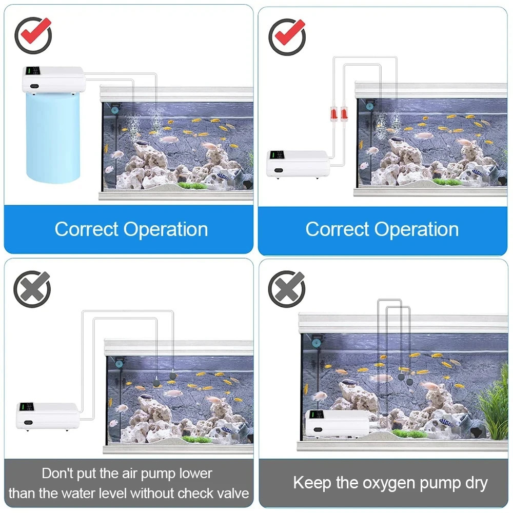 Fish tank oxygen pump charging dual-purpose air pump USB lithium battery household portable silent fishing tool outdoor 250604ww