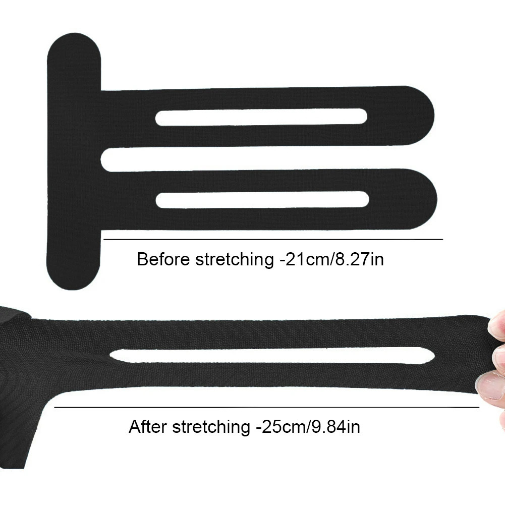 10Pcs Precut Athletic Tape Breathable Elastic Athletic Muscle Tape Seamless Precut Kinesiology Knee Pad for Outdoor Sports 250522
