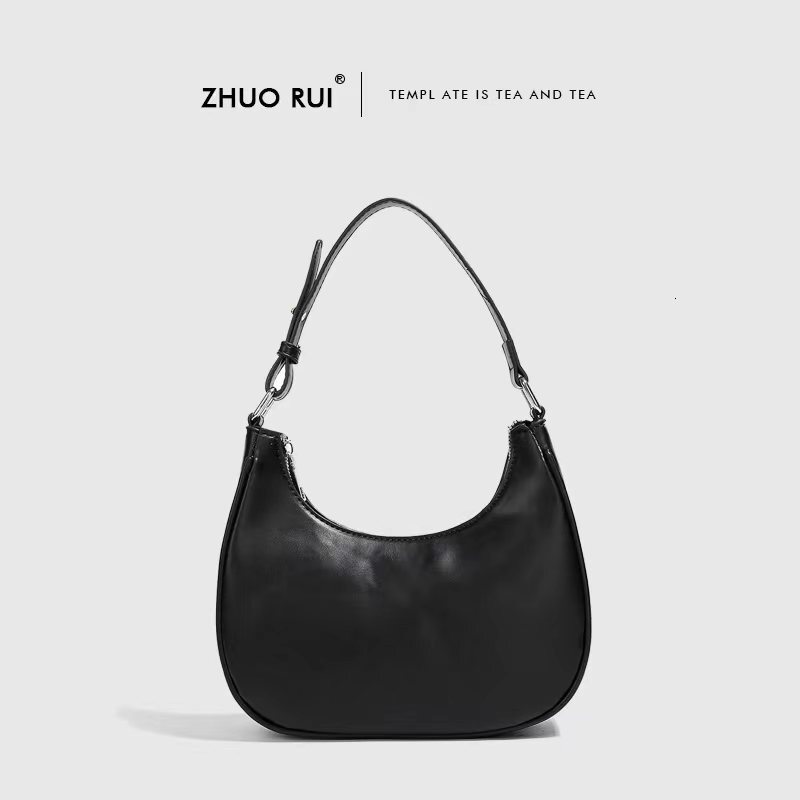 Spring Summer New Underarm Bag Half Moon Bag fashion Simple Multi functional Shoulder Bag Texture Rectangular Bag fashion Designer Women s Crossbody B