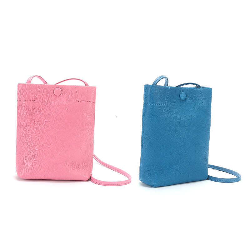 New Genuine Sheepskin Women's Small Simple Shoulder Crossbody Mini Casual Red Bag