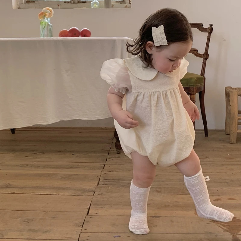 Sisters Dress Baby Girl Birthday Romper Outfits Princess Wedding Bridesmaid Wear Evening Party Dresses Summer Toddler Clothes 250528