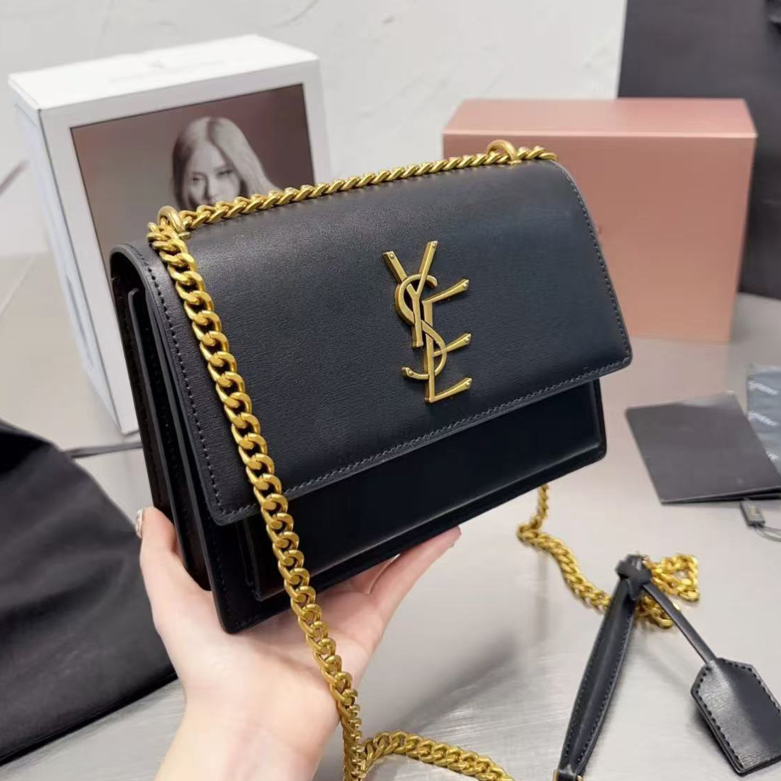 High quality Designer Bag women's shoulder bag handbag luxury leather crossbody bag classic flip designer handbag detachable shoulder strap sunset mailman bag