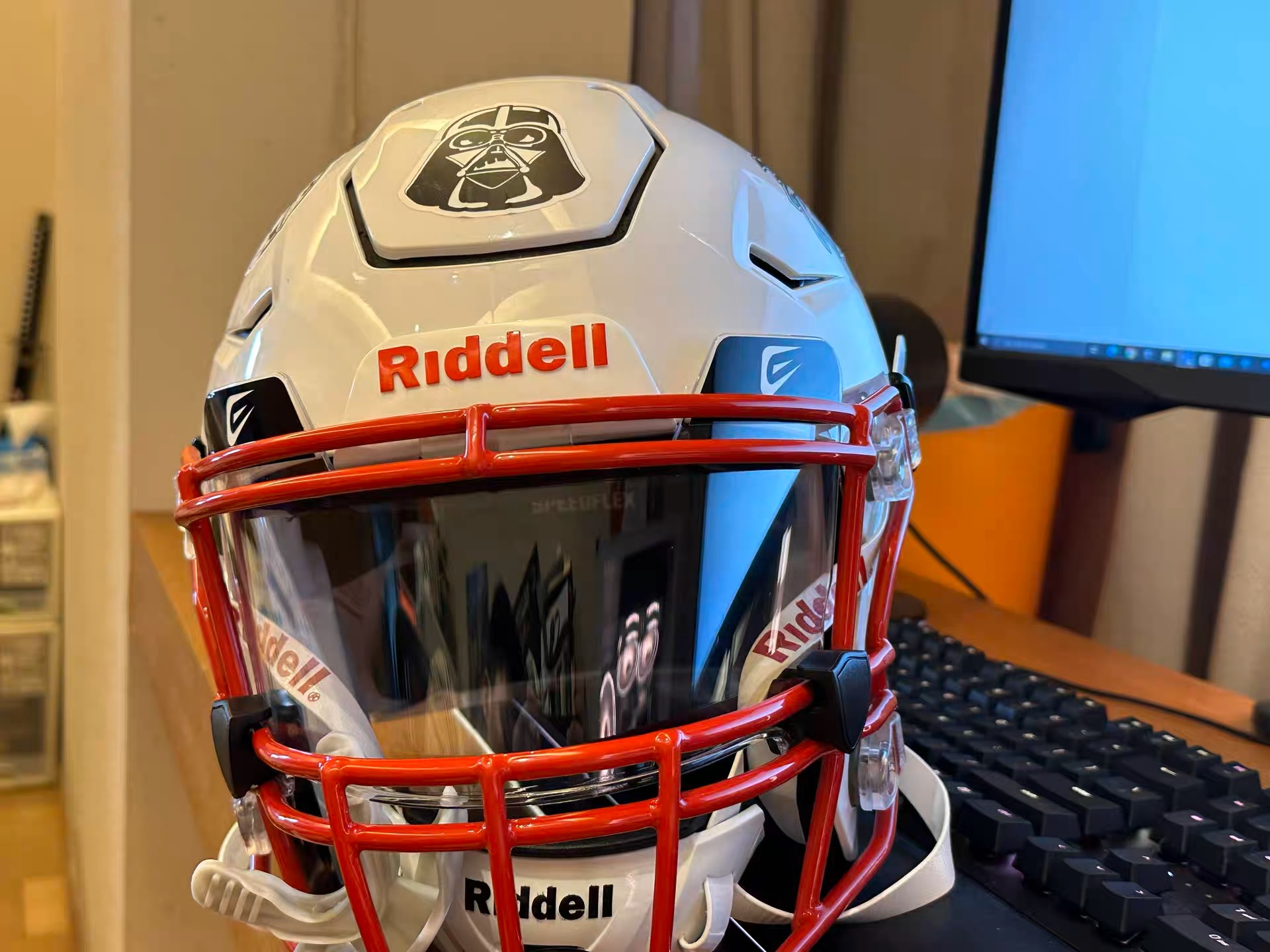 Clear Football Visor, Fits Youth and Adult Football Helmets