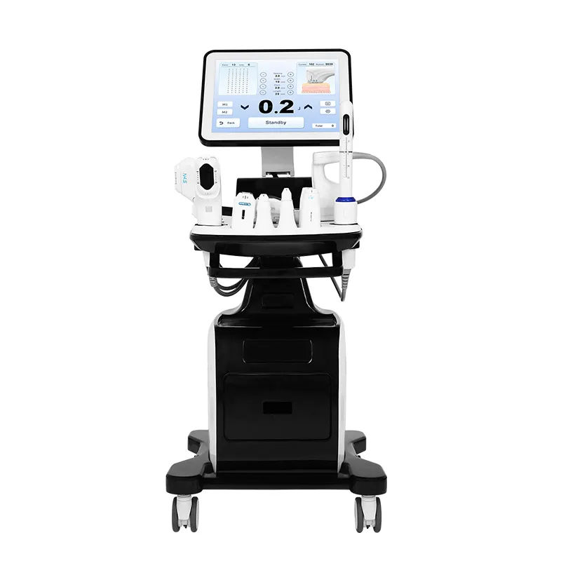 Hot Newest 5 IN 1 Ultrasounds RF Facial Lifting Tightening Wrinkle Removal Anti-Aging Slimming High Intensity HIFU 8D Acne Treatment Vaginal Tighten H